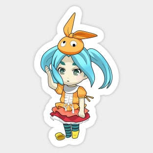 ononoki yotsugi Sticker